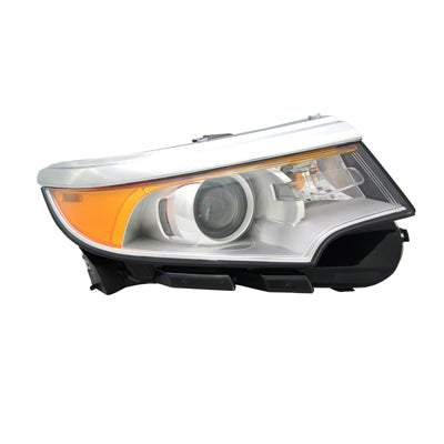 Head Lamp Rh Halogen Sport/Sel Mdl Hq - Ford Edge 2011-2014