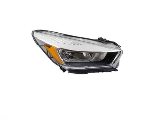 Head Lamp Rh Black Bezel W/Led Accent Hq - Ford Escape 2013-2019 | Ford Focus 2017 | Ford Transit Connect 2014-2020