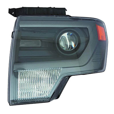 Head Lamp Rh Hid Gray Trim Hq - Ford Pickup Ford F150 Svt Raptor 2010-2014