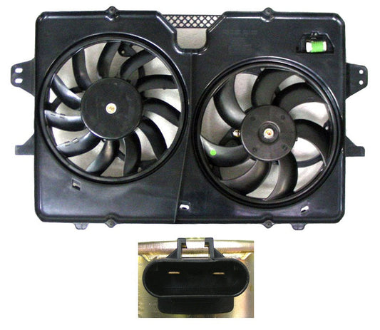 Cooling Fan Assy 2.3L/2.5L - Ford Escape Hybrid 2008-2012 | Mercury Mariner 2008-2010 | Mercury Mariner Hybrid 2008-2010