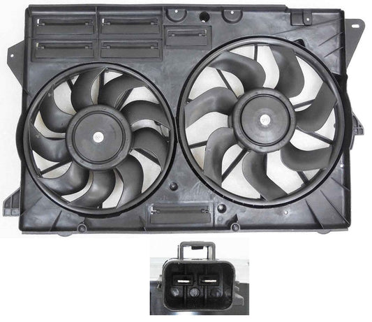 Cooling Fan Assy For Turbocharged Vehicles W/2 Blades - Ford Explorer Sport 2018-2019 | Ford Explorer 2018-2019 | Ford Explorer Limited 2018-2019