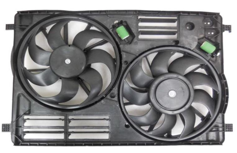 Cooling Fan Assy Dual W/Resistor 2.0/2.3L Turbo W/Tow Pkg - Ford Escape 2013-2019 | Ford Focus 2017 | Ford Transit Connect 2014-2020