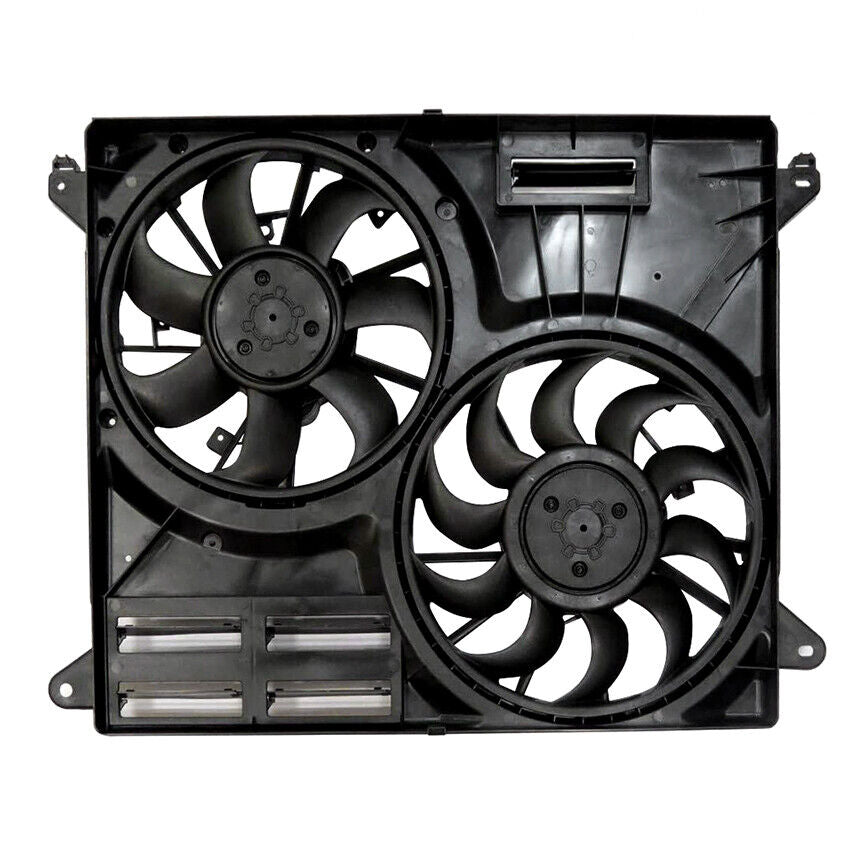 Cooling Fan Assy W/ Two Fans / Tow Pkg / For 15-18 W/O Auto Start/ Stop Plastic - Ford Edge 2015-2022 | Ford Edge St 2019-2022 | Lincoln Nautilus 2019-2022