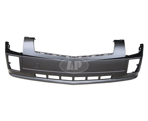 Bumper Fr W/O Head Lamp Washer Hole Sports Upper/Lower 1 Piece Primed - Cadillac Srx 2004-2009