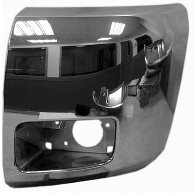 Bumper End Fr Lh Chrome W/Fog Lamp Hole 1500/Hyb - Chevrolet Pickup Chevy Silverado Hybrid 2012-2013 | Chevrolet Pickup Chevy Silverado 2012-2013