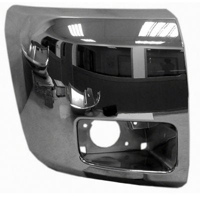 Bumper End Fr Rh Chrome W/Fog Lamp Hole 1500/Hyb - Chevrolet Pickup Chevy Silverado Hybrid 2012-2013 | Chevrolet Pickup Chevy Silverado 2012-2013