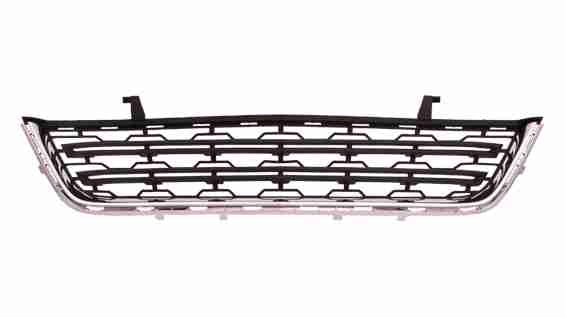 Grille Lower (Bumper Grille) Matte-Black W/Chrome Moulding Ls/Lt - Chevrolet Traverse 2013-2017