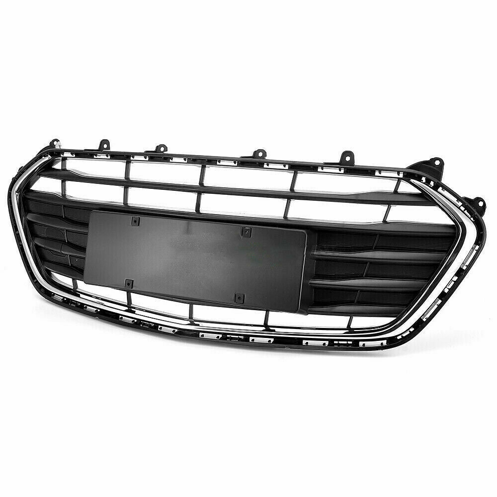 Grille Lower Matte Black W/Chrome Frame Exclude Redline Pkg - Chevrolet Trax 2017-2022