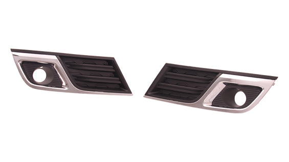 Fog Lamp Bezel Fr Lh Matte Black W/Chrome Mldg Lt Model - Chevrolet Traverse 2013-2017