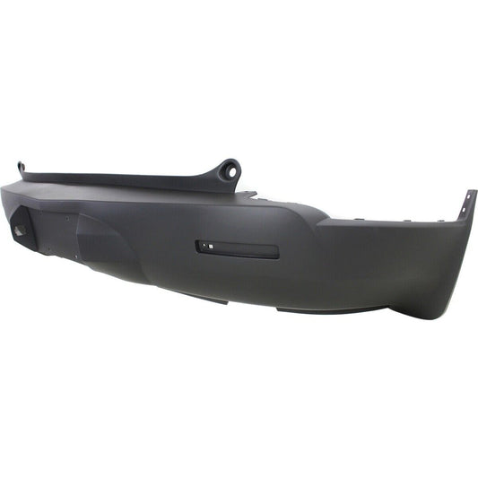 Bumper Rr Single Exhaust Textured W/O Sensor Hole - Chevrolet Traverse 2009-2012