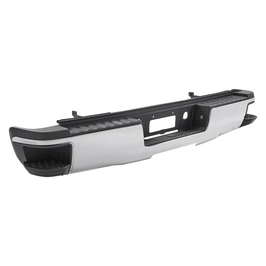 Bumper Rr Assy Chrome W/O Sensor - Gmc Pickup Gmc Sierra 3500 2015-2019 | Gmc Pickup Gmc Sierra 2500 2015-2019 | Chevrolet Pickup Chevy Silverado 2500 2015-2019