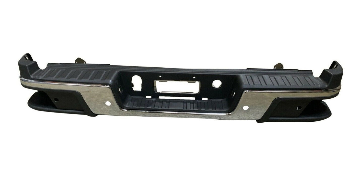Bumper Rr Assy Chrome W/Sensor W/O Hitch - Chevrolet Colorado 2019-2022 | Gmc Canyon 2019-2022