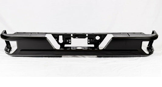 Bumper Rr Assy Steel W/O Blind Spot Brackets/ Park Assist Sensor W/ Single Exhaust/ Dual Rr Wheel - Gmc Pickup Gmc Sierra 3500 2020-2025 | Gmc Pickup Gmc Sierra 2500 2020-2025 | Chevrolet Pickup Chevy Silverado 2500 2020-2025