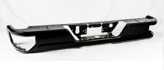 Bumper Rr Assy Chrome W/Blind Spot Brackets/ Park Assist Sensor/ Single Exhaust/ Dual Rr Wheels - Gmc Pickup Gmc Sierra 3500 2020-2025 | Gmc Pickup Gmc Sierra 2500 2020-2025 | Chevrolet Pickup Chevy Silverado 2500 2020-2025