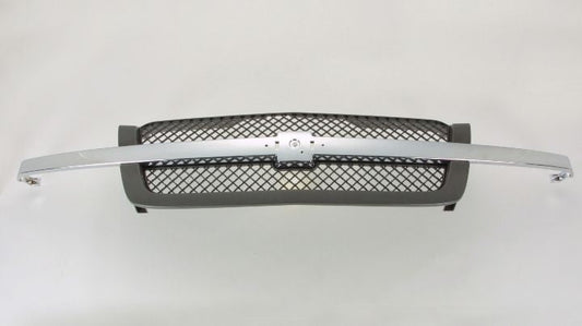 Grille W/Textured Frame/Chrome Center Bar Base/Ls/Lt Model - Chevrolet Pickup Chevy Silverado Classic 2007 | Chevrolet Pickup Chevy Silverado 2003-2006