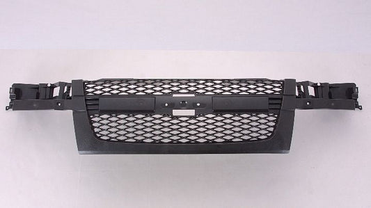 Grille Dark Grey Textured Frame W/O Moulding - Chevrolet Colorado 2004-2009
