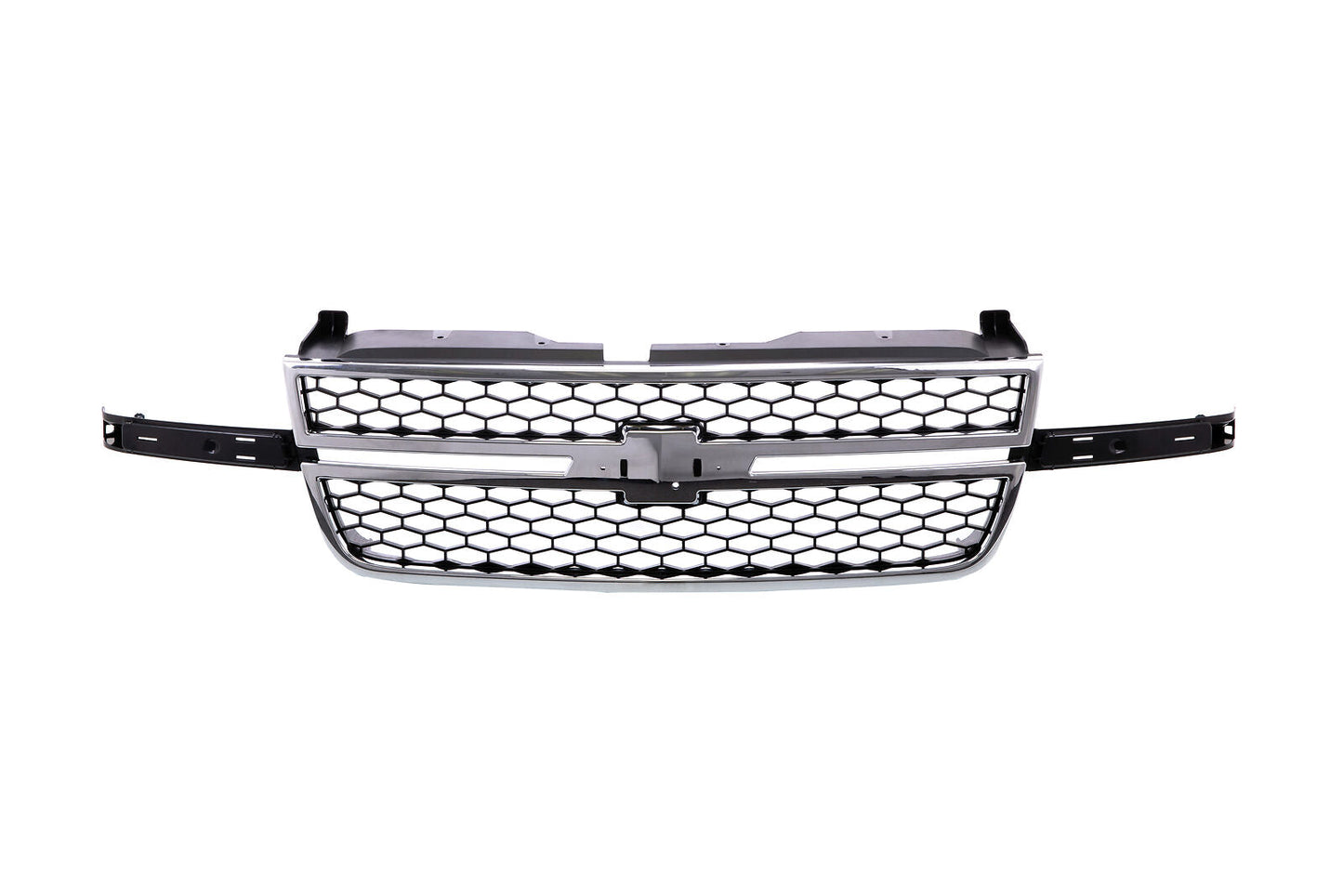 Grille Chrome Frame W/Black Honeycomb W/Dale Earnahart Center Bar Require Wing Inserts - Chevrolet Pickup Chevy Silverado Classic 2007 | Chevrolet Pickup Chevy Silverado 2005-2006 | Chevrolet Pickup Chevy Silverado Hybrid 2005-2007