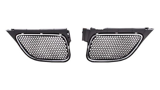 Grille Lh Upper Matte-Dark Gray W/Chrome Mldg - Toyota Corolla Sedan 2003-2008 | Pontiac Vibe 2003-2008 | Toyota Celica 2000-2005