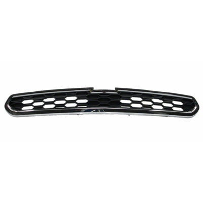 Grille Upper Matt-Black W/Chrome Mldg W/Fog Lamp Hole - Chevrolet Spark 2013-2015