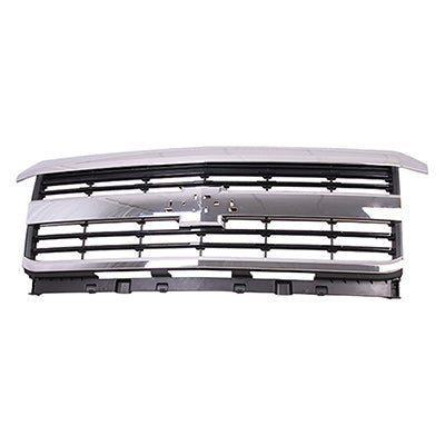 Grille W/Chrome Black Moulding Matte Dark Gray Ltz - Chevrolet Pickup Chevy Silverado 3500 2015-2017 | Chevrolet Pickup Chevy Silverado 2500 2015-2017