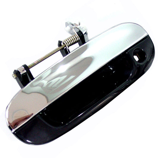 Door Handle Fr Lh Outer Black/Chrome (W/Key Ho) - Gmc Envoy 2008-2009 | Buick Rainier 2006-2007 | Chevrolet Trailblazer 2008-2009