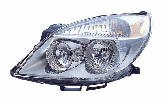 Head Lamp Lh 1St Design W/Bulb Shield For High Beam To 04/11/07 Hq - Saturn Aura 2007