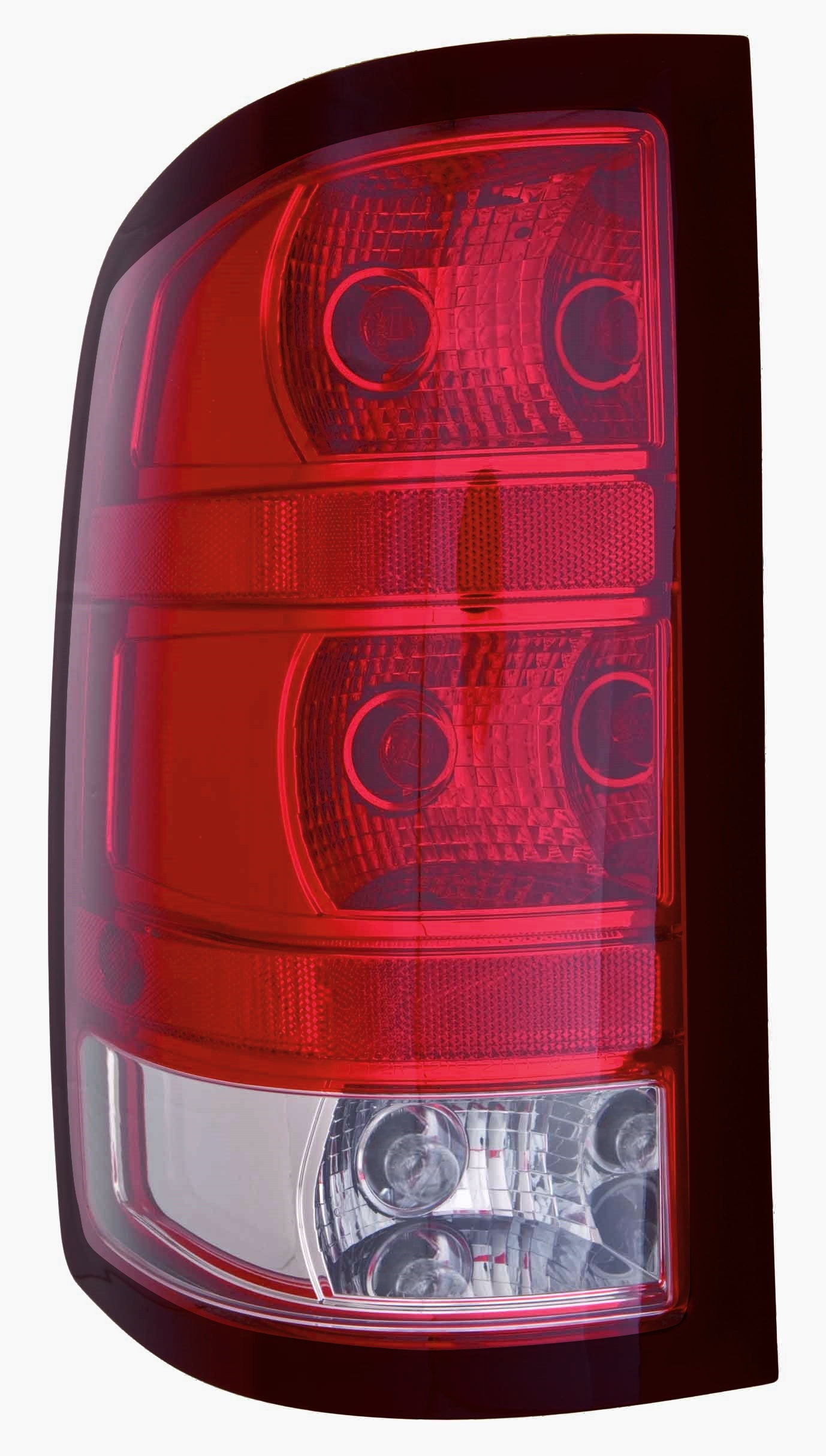 Tail Lamp Lh Base Model W/Dark Trim/Large Bulb Hq - Gmc Pickup Gmc Sierra Hybrid 2009-2013 | Gmc Pickup Gmc Sierra 2012-2013 | Chevrolet Pickup Chevy Silverado Hybrid 2009-2013