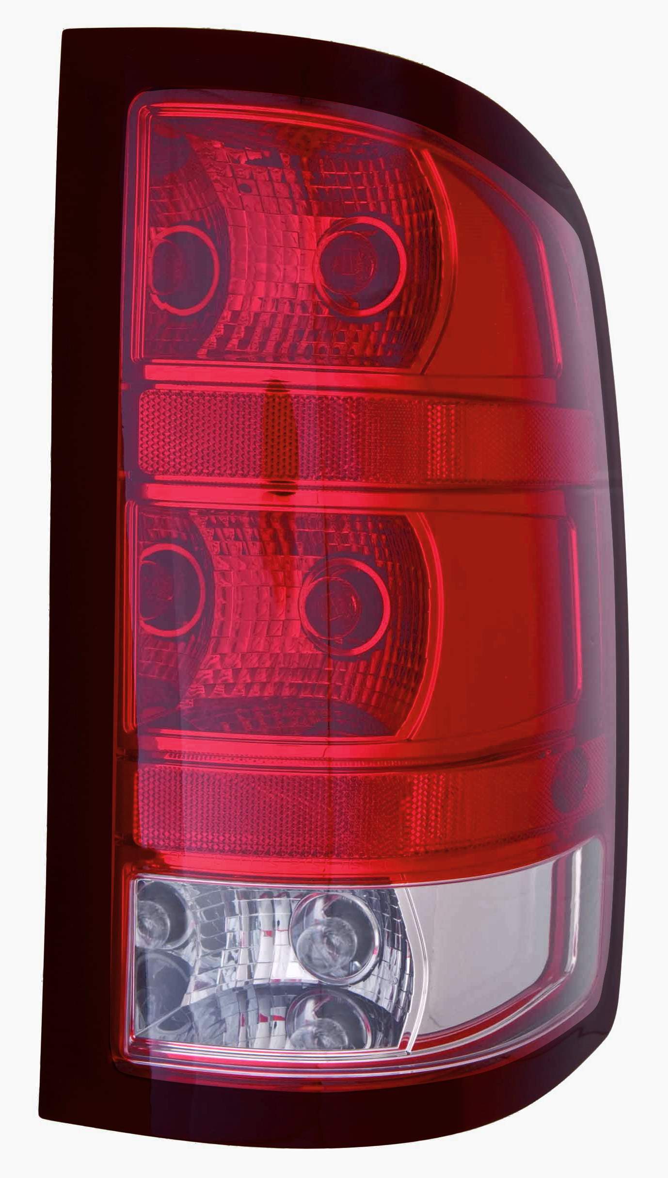 Tail Lamp Rh 1500 Series Base Model W/Dark Trim/Large Bulb Hq - Gmc Pickup Gmc Sierra Hybrid 2009-2013 | Gmc Pickup Gmc Sierra 2012-2013 | Chevrolet Pickup Chevy Silverado Hybrid 2009-2013