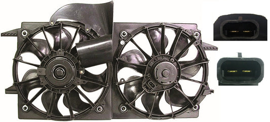 Cooling Fan Assy - Pontiac Grand Am 1999-2005 | Oldsmobile Alero 1999-2004 | Oldsmobile Cutlass 1997-1999