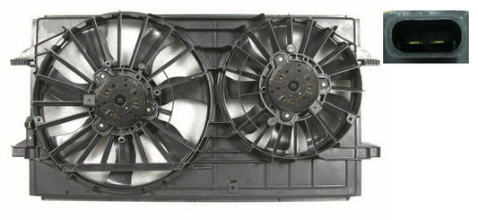 Cooling Fan Assy 2.2L/3.5L/3.9L For Malibu 04-08/Maxx 04-07/ 2.4L/3.5L For G6 05-10/ Aura 08-09 Please Check Picture - Saturn Aura 2008-2009 | Chevrolet Malibu 2004-2008 | Pontiac G6 2005-2010