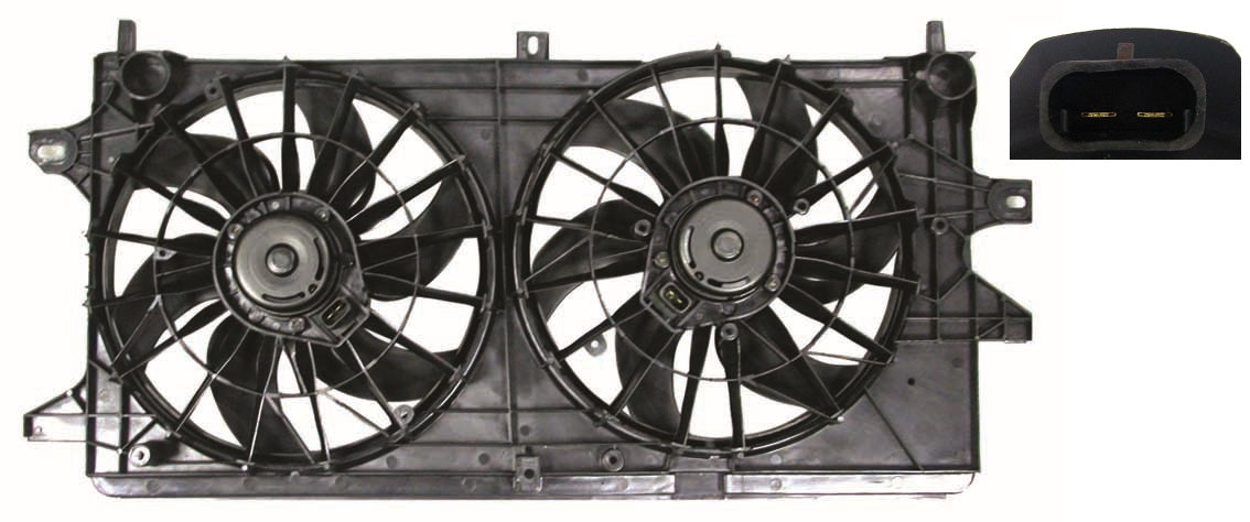 Cooling Fan Assy 3.4L/3.8L - Pontiac Grand Prix 2004-2008