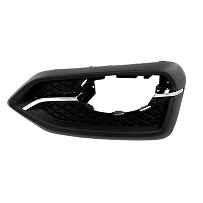 Fog Lamp Bezel Fr Rh Chrome/Black W/O Trim Ring Exclude Si Models - Honda Civic Sedan 2012-2015 | Honda Civic Coupe 2012-2015