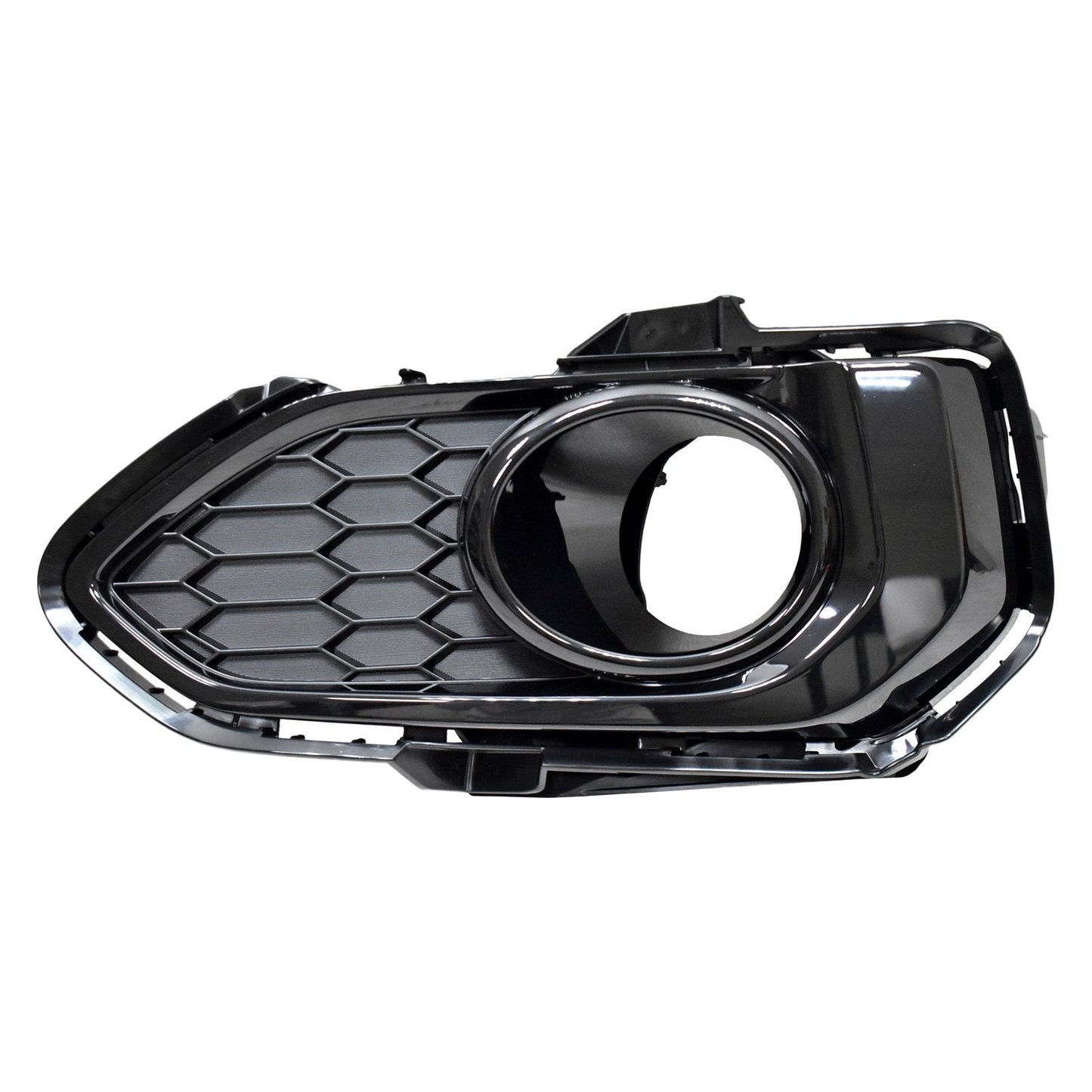 Fog Lamp Bezel Fr Rh Textured Gloss Black - Honda Fit 2015-2020