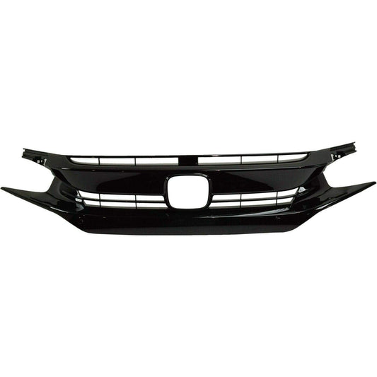 Grille Ptd Black Exclude Type-R/Touring Model - Honda Civic Hatchback 2017-2019