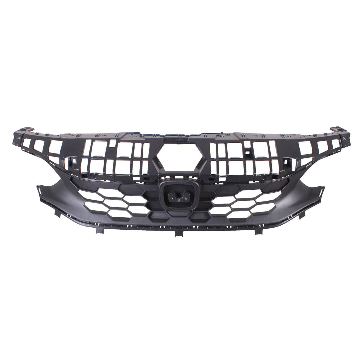 Grille Fr Upper Black W/O Emblem / Park Assist Sensor Ex-L/ Lx/ Sprt - Honda Civic Hatchback 2022-2024