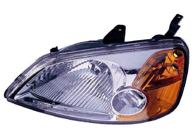 Head Lamp Lh Hq - Honda Civic Sedan 2001-2005 | Acura El 2001-2005 | Honda Civic Hybrid 2003