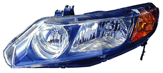 Head Lamp Lh Hq - Honda Civic Sedan 2007-2008