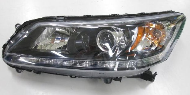 Head Lamp Lh Halogen W/Led Drl 3.5L Ex-L Models Hq - Honda Accord Sedan 2013-2015 | Honda Accord Coupe 2013-2015