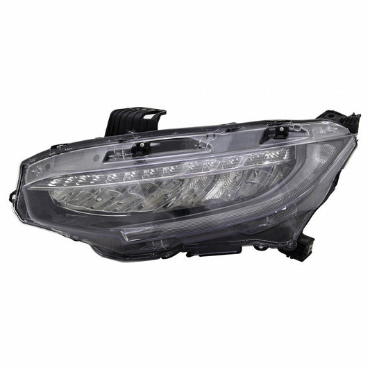 Head Lamp Lh Led Us/Canada Built For Touring Trim Hq - Honda Civic Coupe 2019 | Honda Civic Hatchback 2019 | Honda Civic Sedan 2019