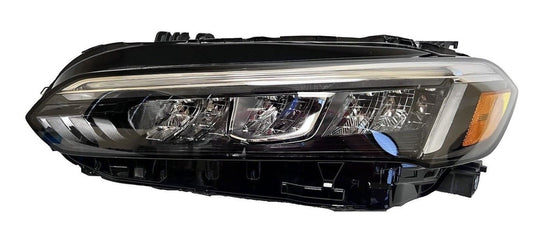 Head Lamp Lh Led Ex/Lx W/O Smoked Lens Hq - Honda Civic Sedan 2022-2024
