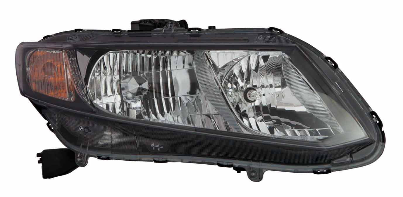 Head Lamp Rh Halogen - Honda Civic Sedan 2013-2015 | Honda Civic Hybrid 2013-2015 | Honda Civic Coupe 2013