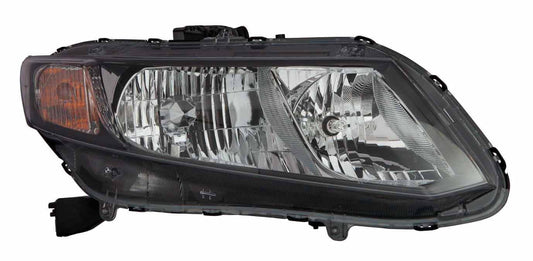 Head Lamp Rh Halogen - Honda Civic Sedan 2012-2015 | Honda Civic Hybrid 2013-2015 | Honda Civic Coupe 2012-2013