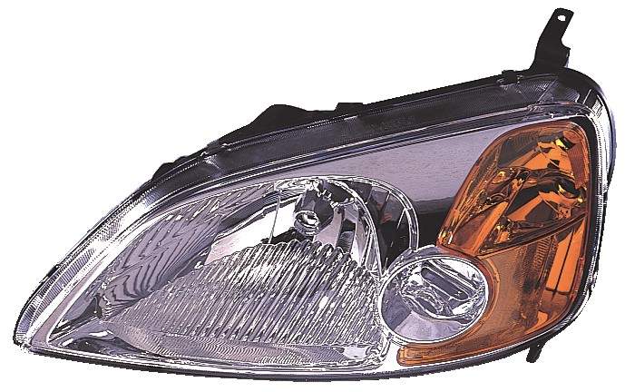 Head Lamp Lh Hq - Honda Civic Coupe 2001-2003