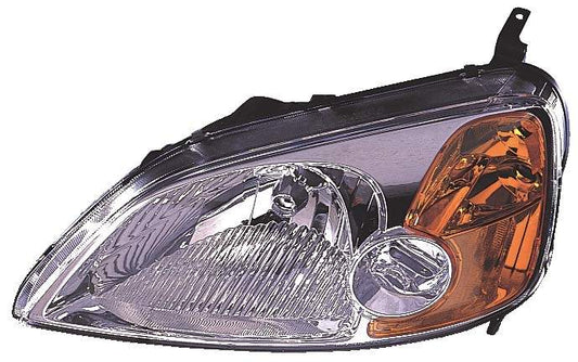 Head Lamp Lh Hq - Honda Civic Coupe 2001-2003