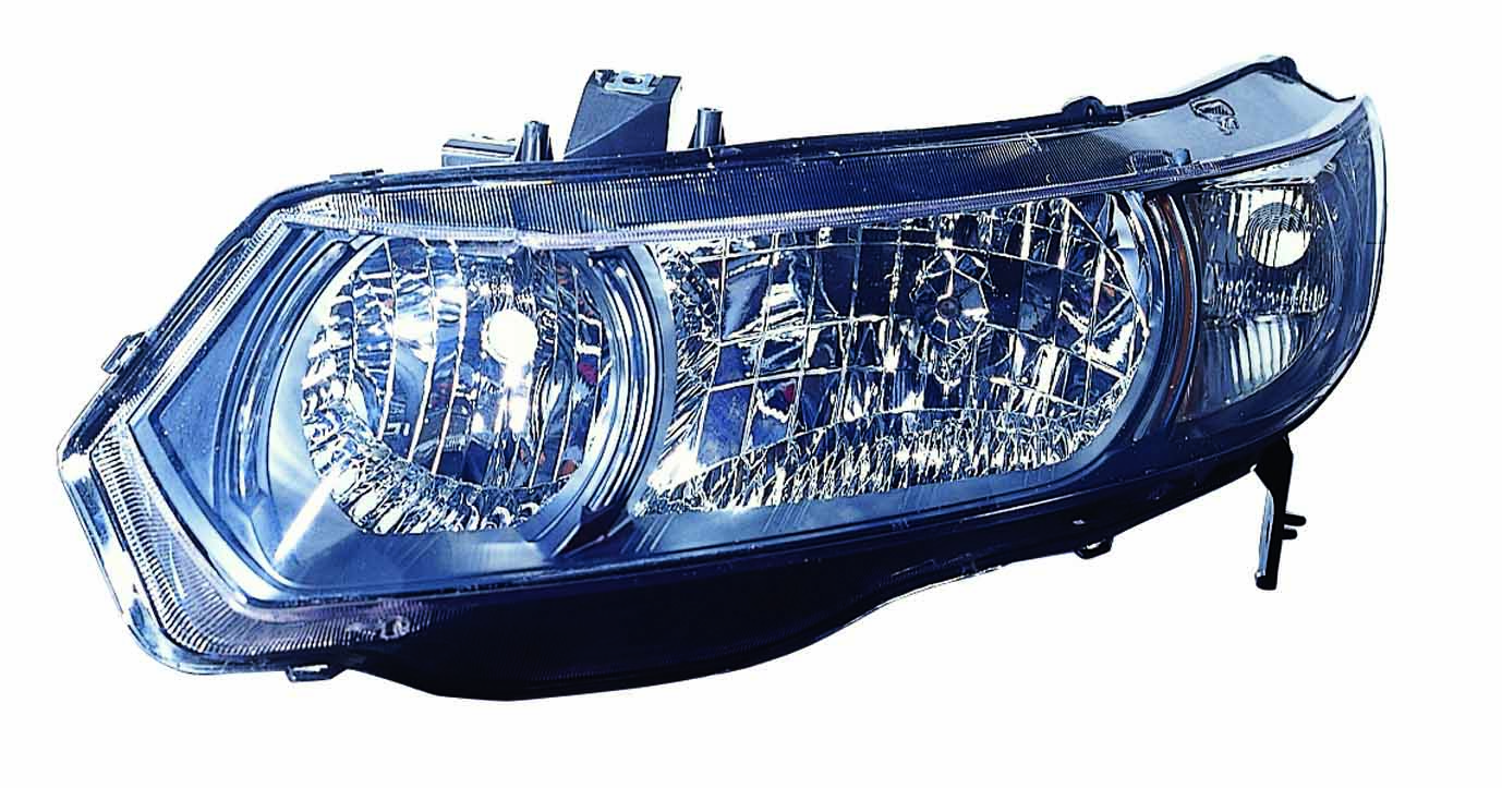 Head Lamp Lh Hq - Honda Civic Coupe 2006-2011
