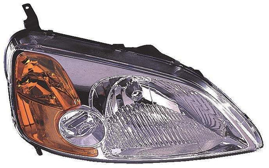 Head Lamp Rh Hq - Honda Civic Coupe 2001-2003