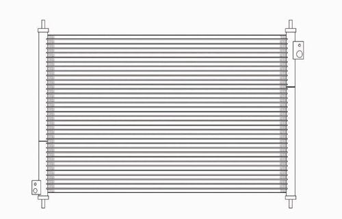 Condenser (4898) V6 3.2L Tl/Cl - Acura Tl 1999-2003 | Acura Cl 2001-2003 | Honda Accord Sedan 1998-2002