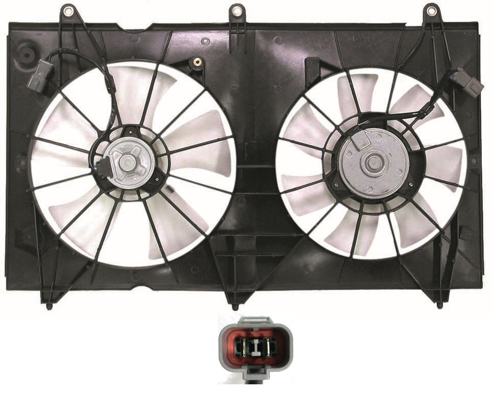 Cooling Fan Assy 4Cyl - Honda Accord Sedan 2003-2007 | Acura Tl 2004-2008 | Honda Accord Hybrid 2005-2007