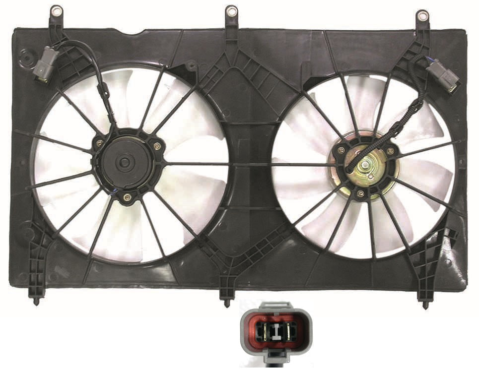 Cooling Fan Assy 4Cyl Valeo Brand - Honda Accord Sedan 2003-2007 | Acura Tl 2004-2008 | Honda Accord Hybrid 2005-2007