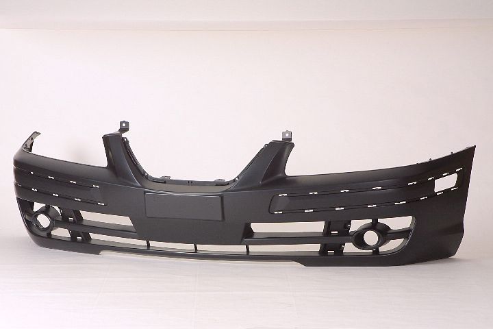 Bumper Fr Black With Bumper Strip Holes - Hyundai Elantra 2004-2006